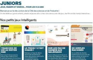 My Cité Junior : JEUX, MANIPS ET VIDÉOS... POUR LES 9-14 ANS